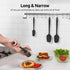 U-Taste Silicone Spatula Set with 600 Degrees Fahrenheit Heat Resistant (Black)...